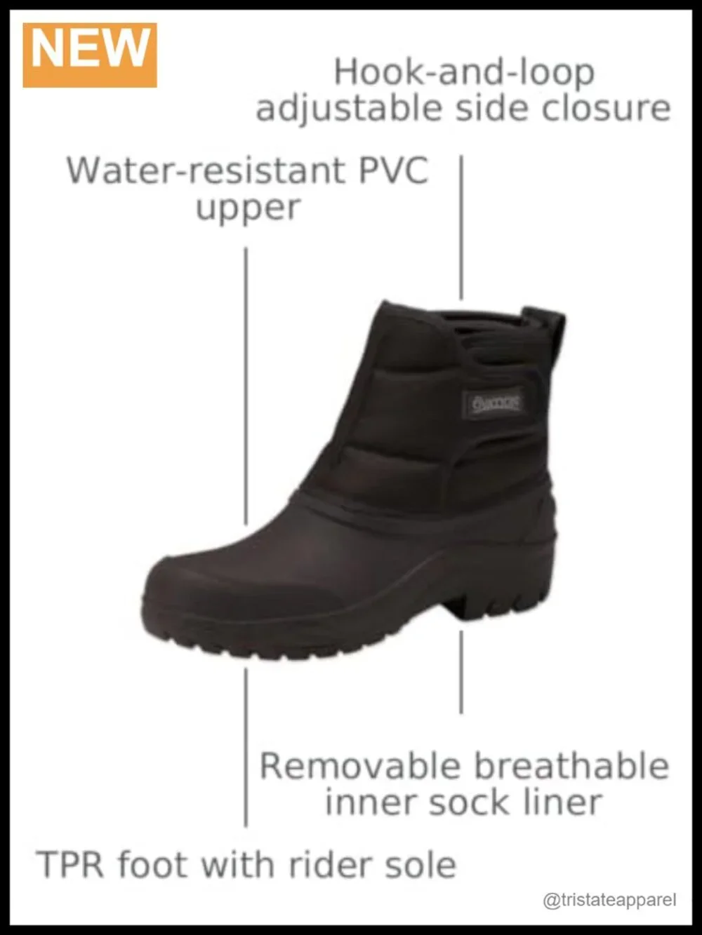 Ovation Women's Water-Resistant Equestrian Paddock Boots - Winter Riding Boots